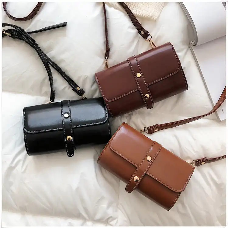 Retro small bag shoulder messenger bag casual simple trendy female bag