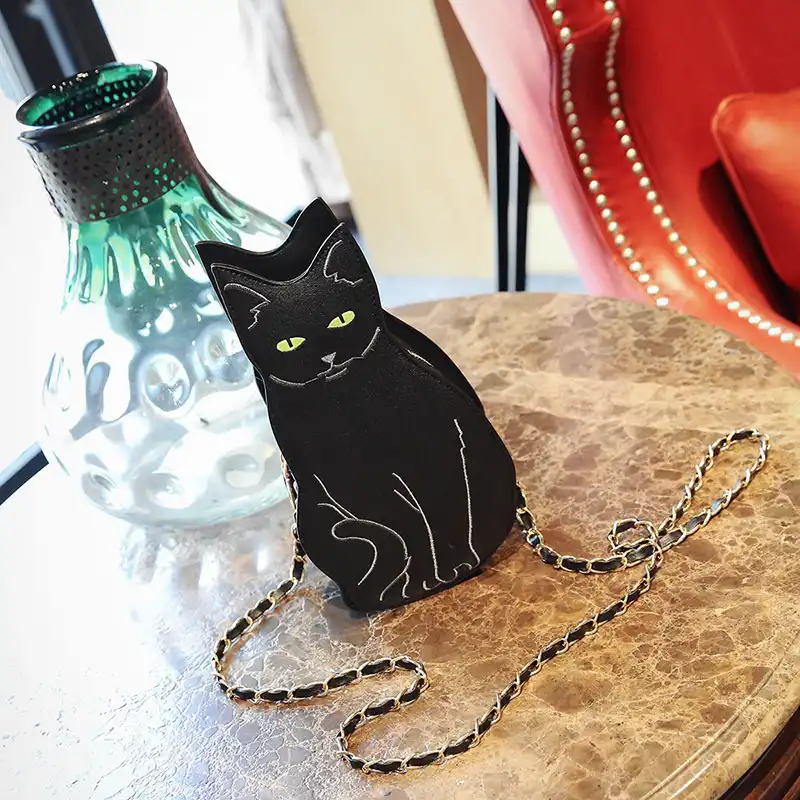 Korean cat lady bag fashion personality chain one-shoulder leisure bag