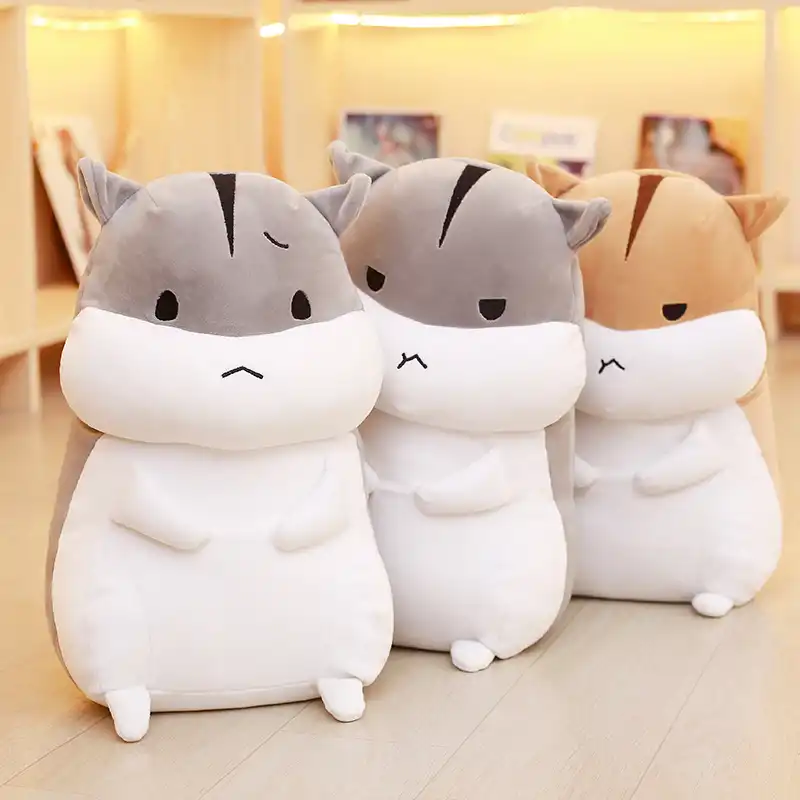 Cute hamster plush pillow creative plush toy