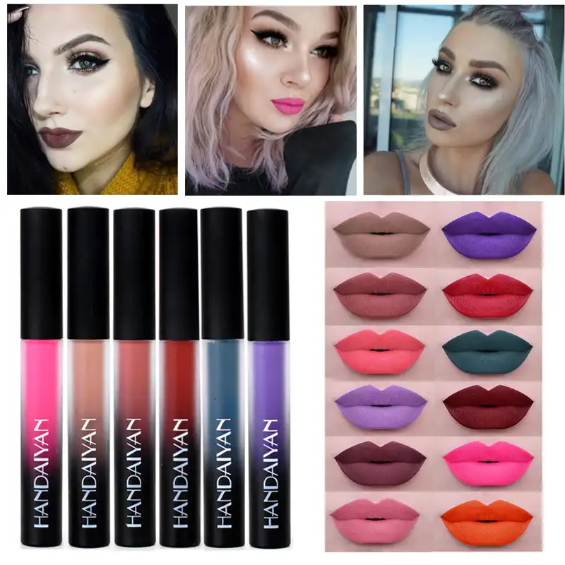 Matte lip gloss matte non-stick liquid lipstick