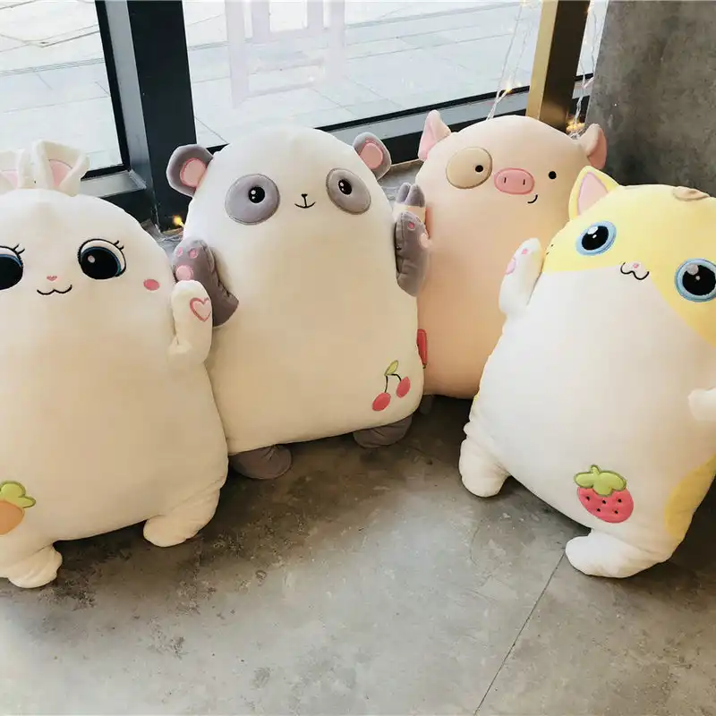 Cute down cotton cat plush doll