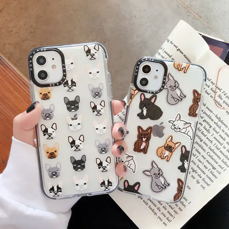 Law fighting dog creative iPhone11pro max mobile phone case anti-fall