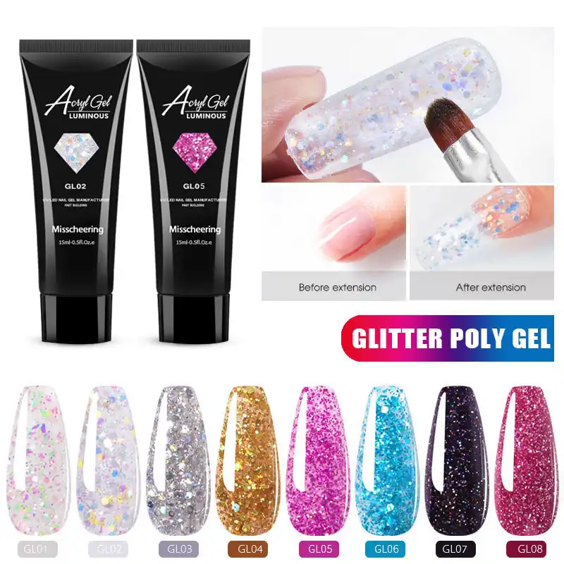 Nail Art Extension Glue Painless and rapid extension of Nail Art Nail Polish Glue Sequin Extension Glue