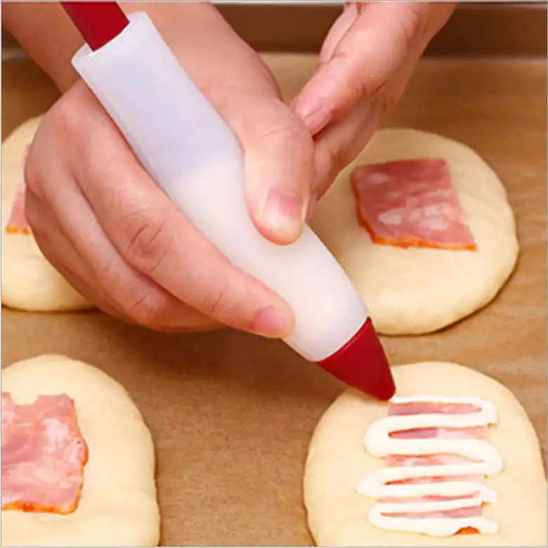 Baking Tools Decorating Gun Chocolate Jam Silicone Decorating Pen Cream Gun