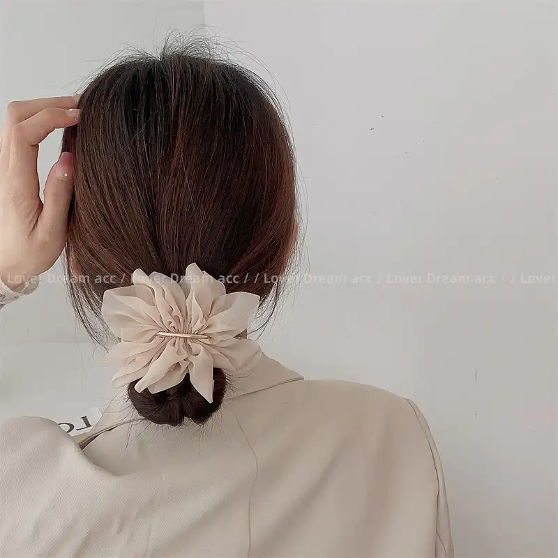 Korean version of mesh flower duckbill clip hair clip fashion headwear hair accessories