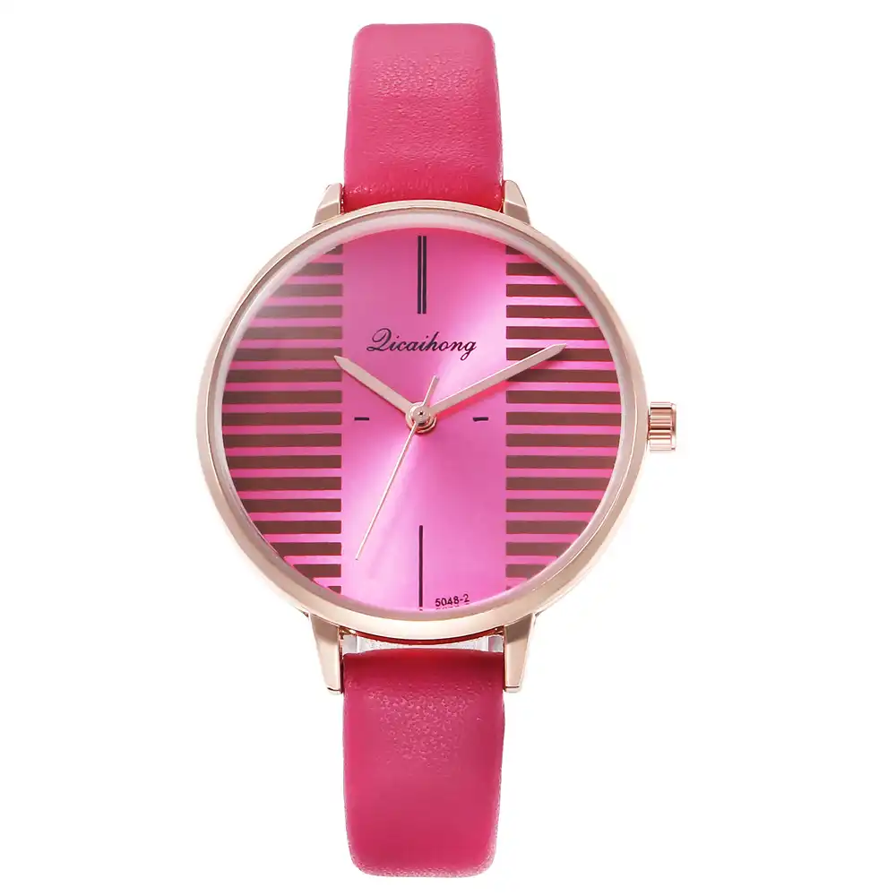 Korean casual student belt watch personality dial fashion ladies watch