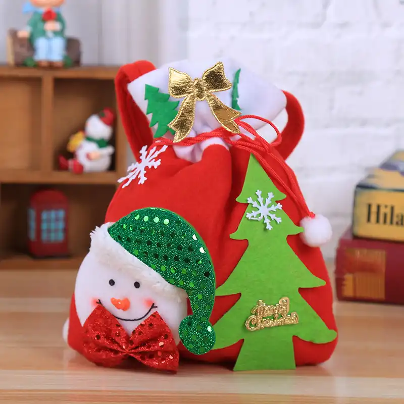 Christmas gift bag printed gift bag christmas decoration bag