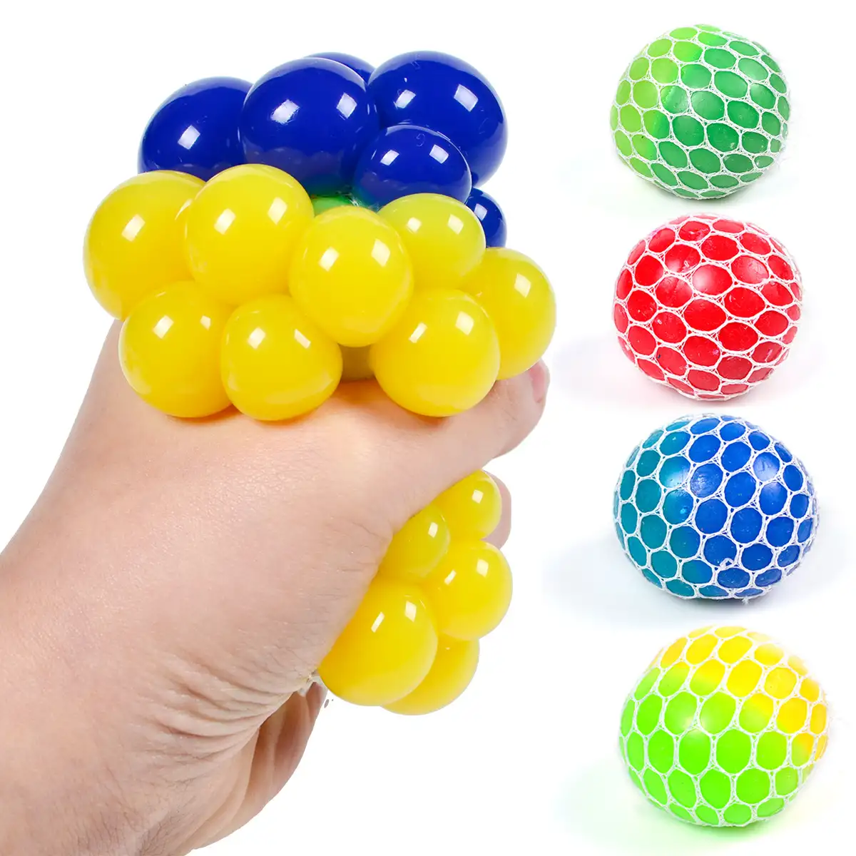 Toy color beads grape ball decompression toy squeeze