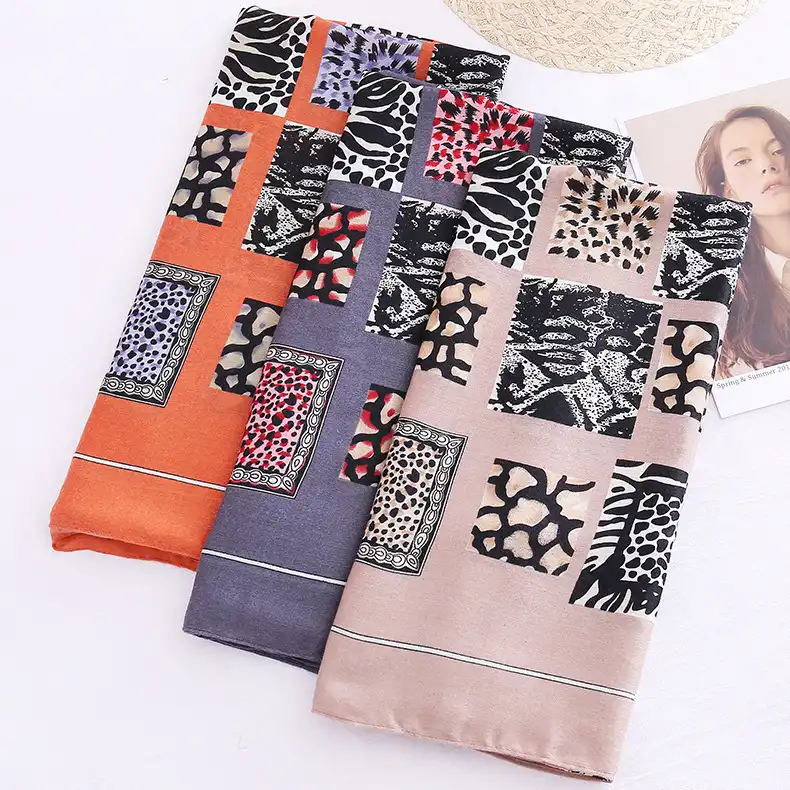 Cotton and linen scarf women's long decorative silk scarf sunscreen shawl satin cotton gauze