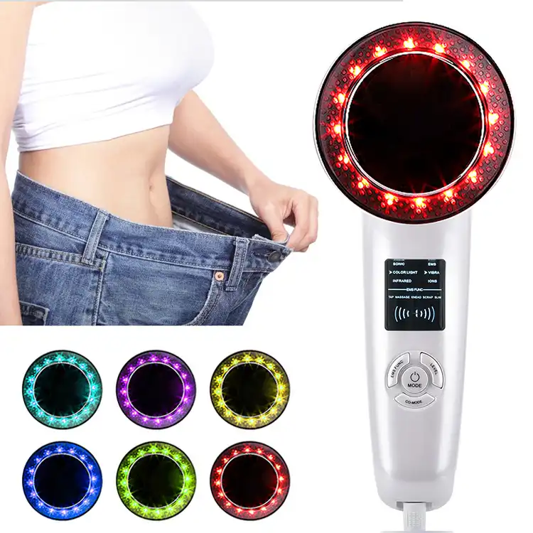 EMS color light slimming machine skin rejuvenation six in one ultrasonic beauty machine