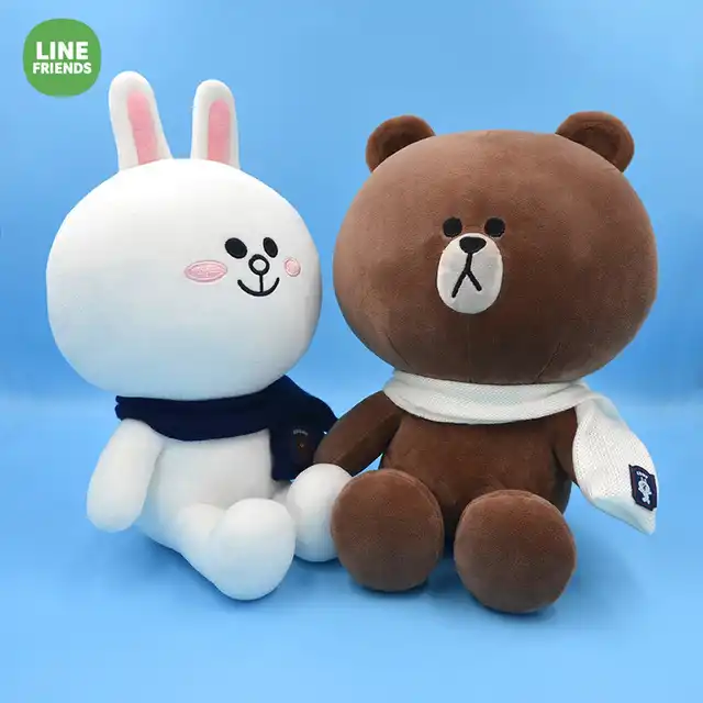 Line Friends official authorization of Changyi rabbit wool scarf doll