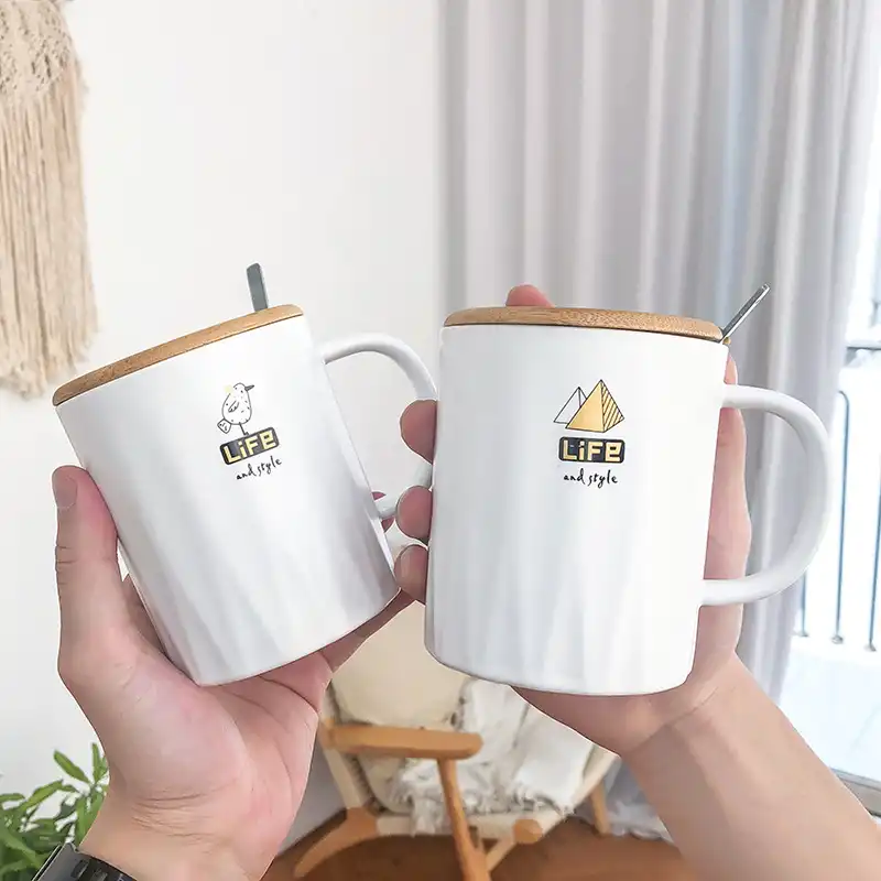 ins simple style ceramic cup mug