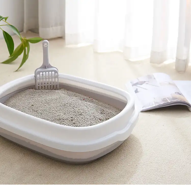 Pet litter box Semi-closed detachable anti-splash cat litter box cat toilet to send cat litter