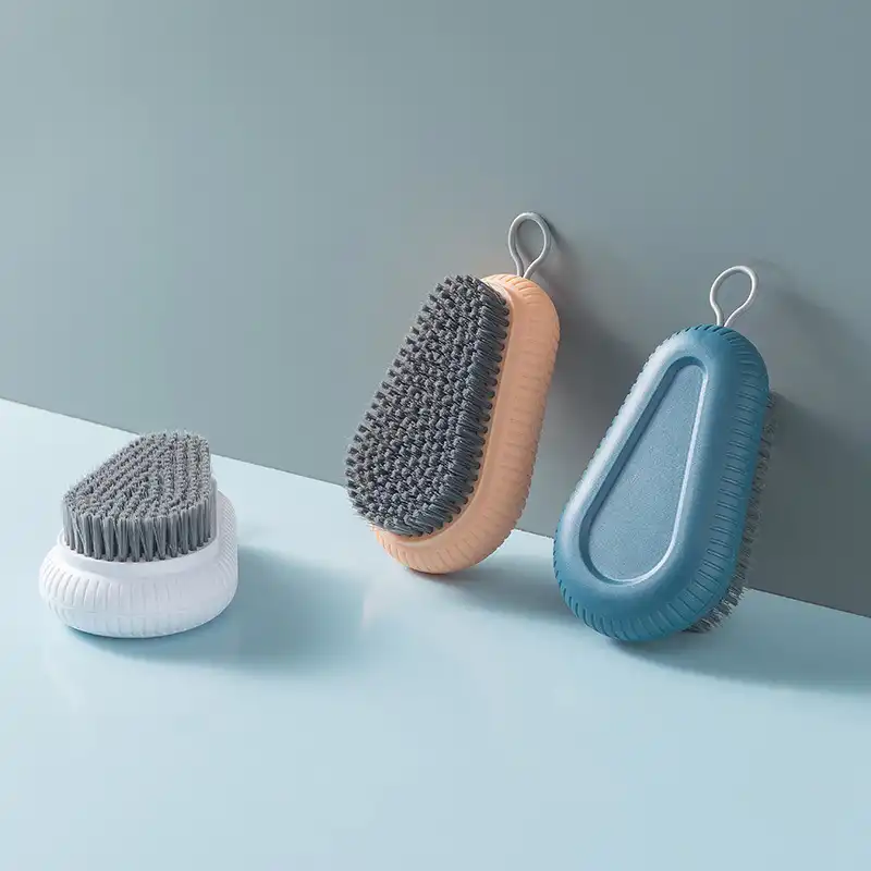 Laundry brush, soft bristles, household shoe washing and laundry brush