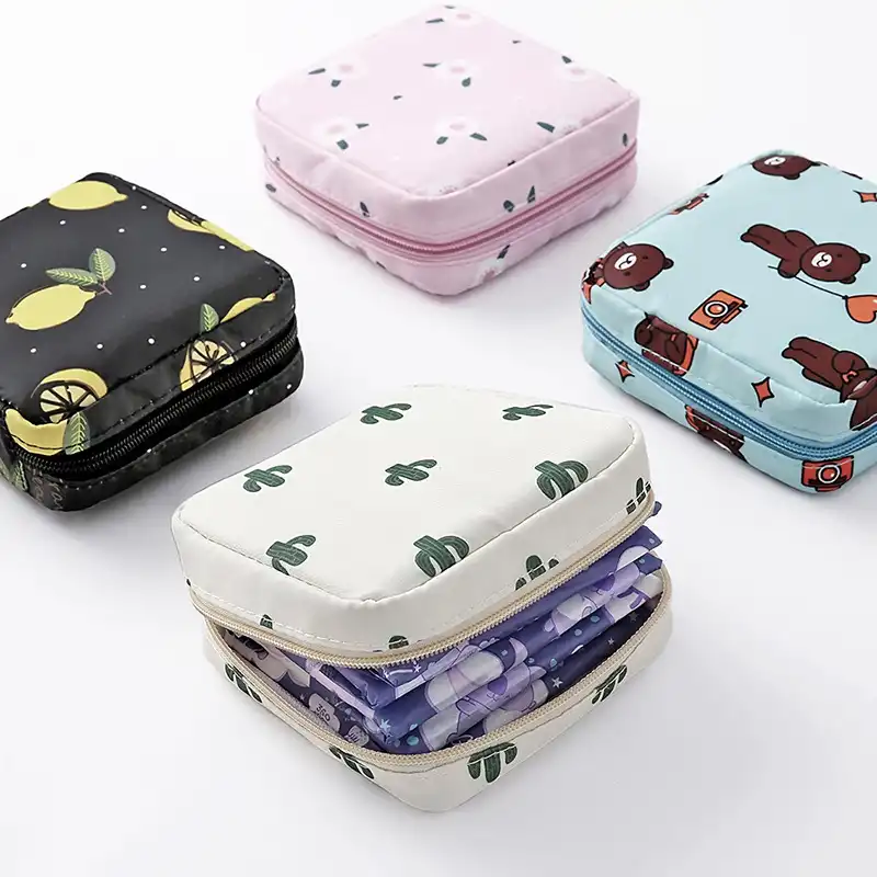 Sanitary napkin bag thickened travel sanitary napkin storage bag