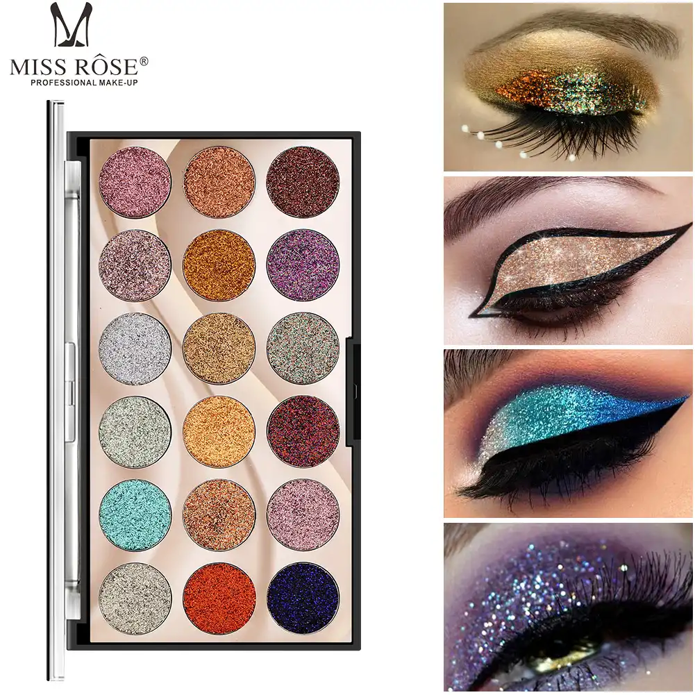 18-color sequin glitter eyeshadow high-gloss pearlescent eyeshadow palette