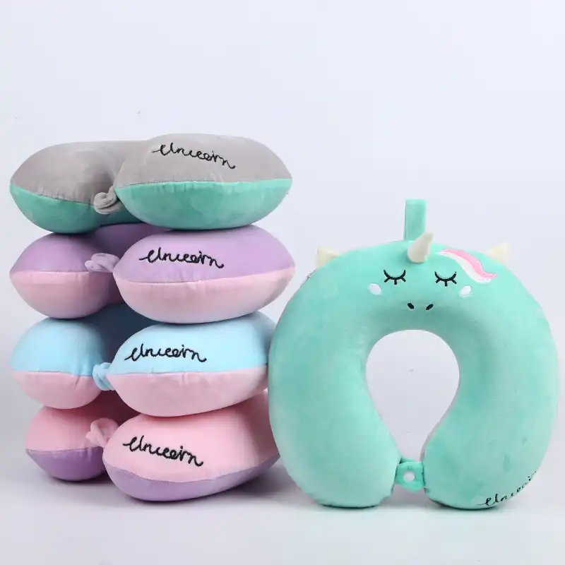 U-shaped pillow unicorn U-shaped pillow memory foam neck pillow