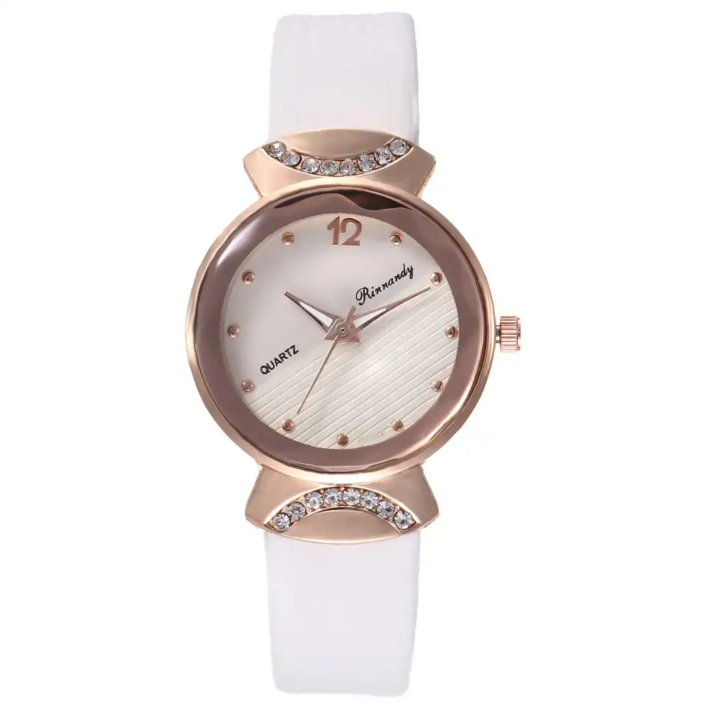 Korean casual fashion trend student watch creative two-color ladies belt quartz wrist