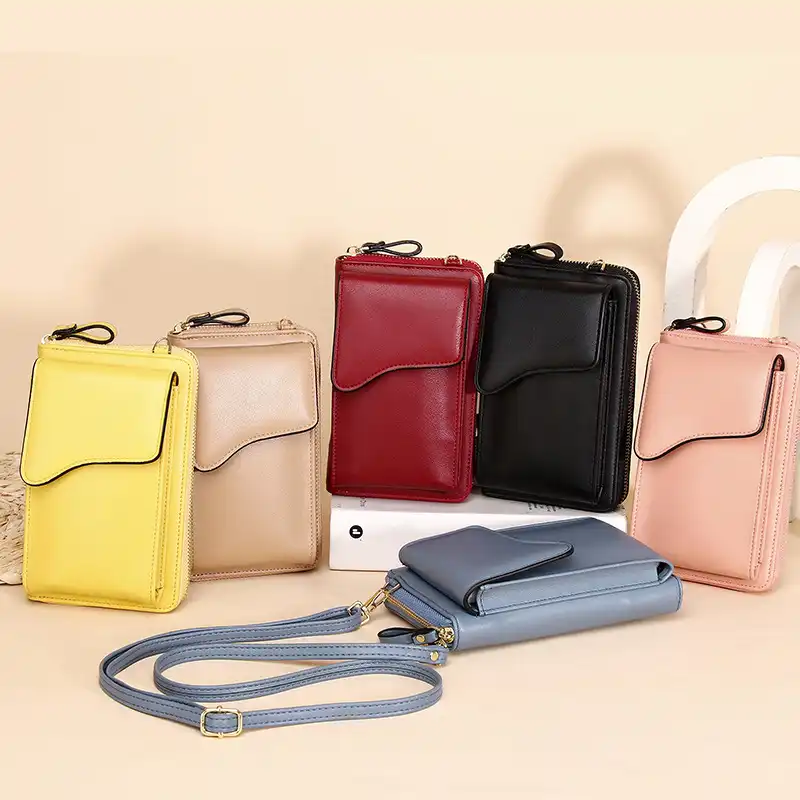 Korean Style One Shoulder Crossbody Bag Large Capacity Ladies Long Wallet