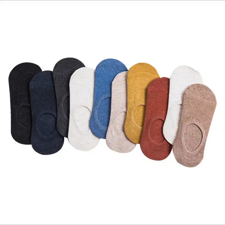 Women's socks shallow mouth pure cotton boat socks invisible silicone anti-skid thin section