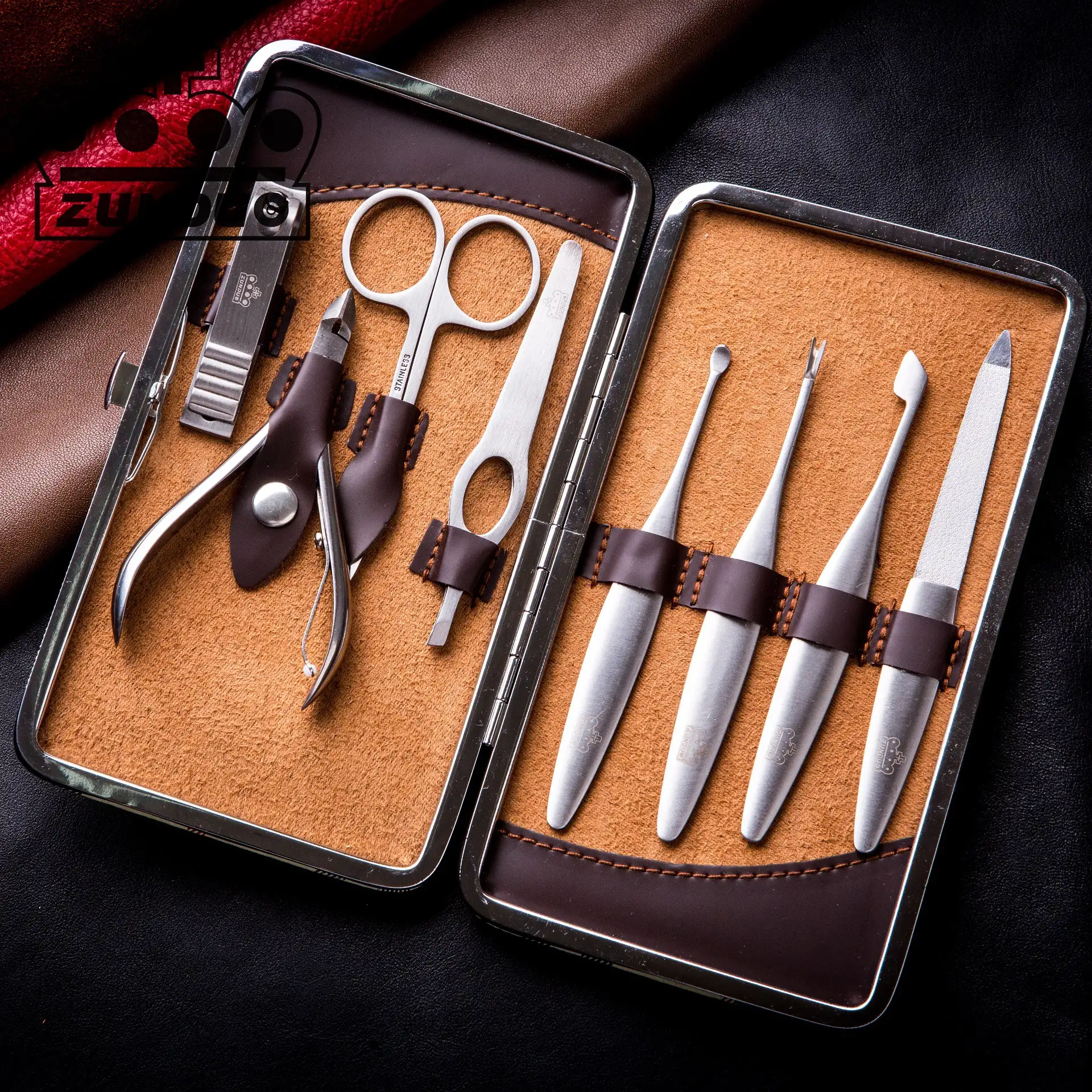 Stainless Steel Nail Clipper Set 7 Piece Set Nail Clipper Complete Set of Tools