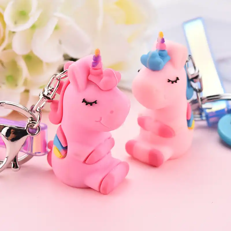 Soft Unicorn Keychain