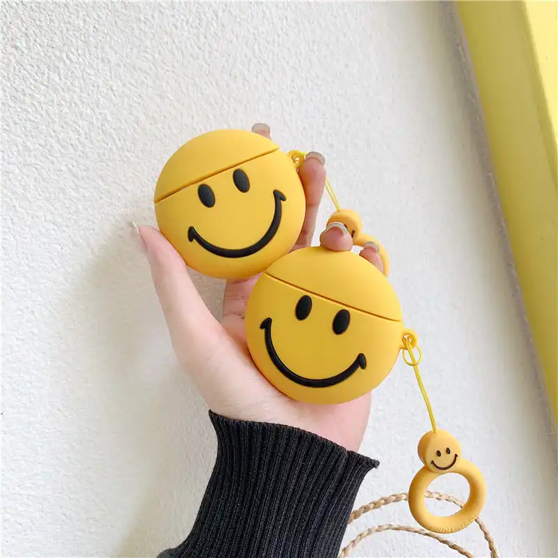 Emoji Smiley AirPods Pro3 Headphone Case Bluetooth Silicone Case