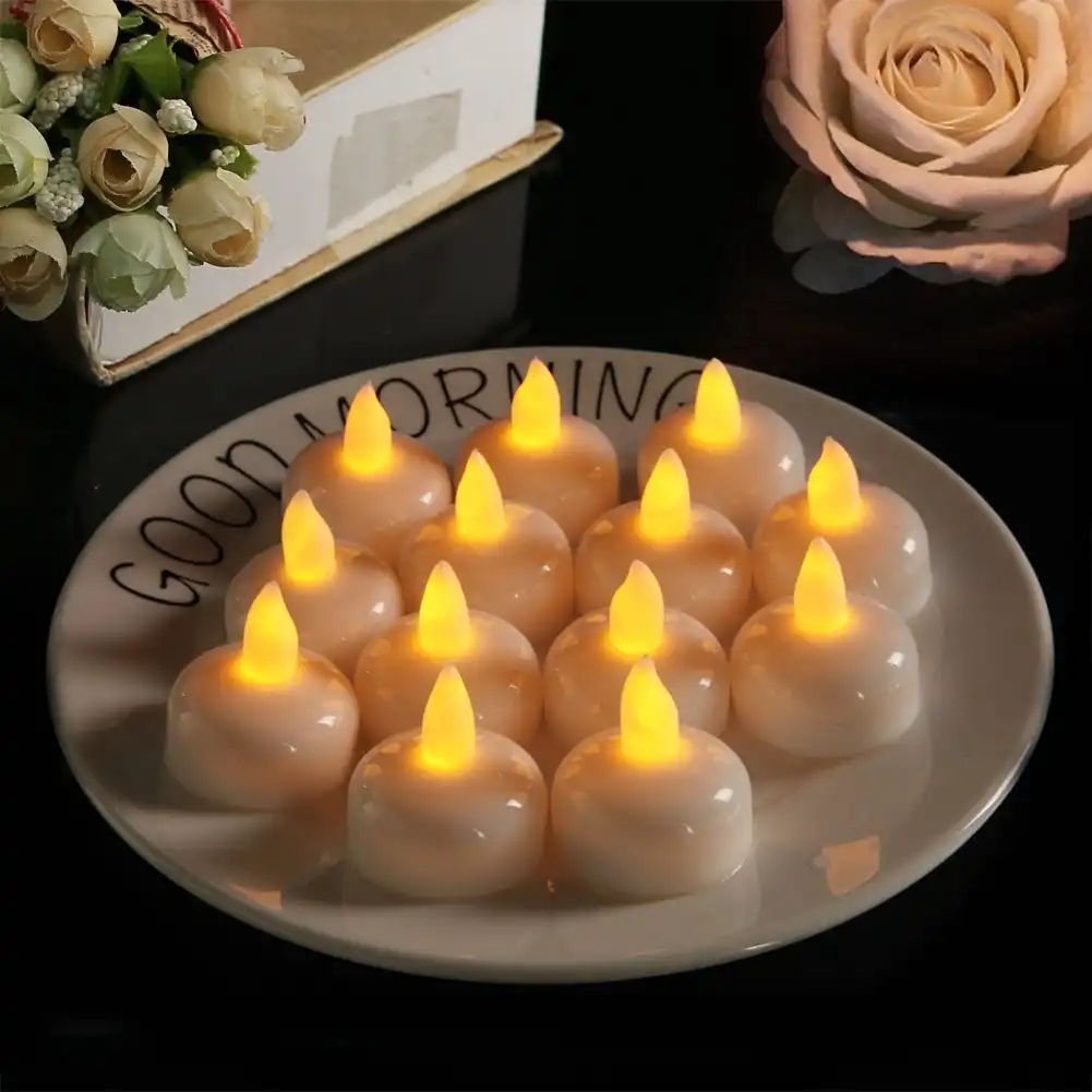 Lights up when exposed to water Waterproof candle SPA water decorative candle light