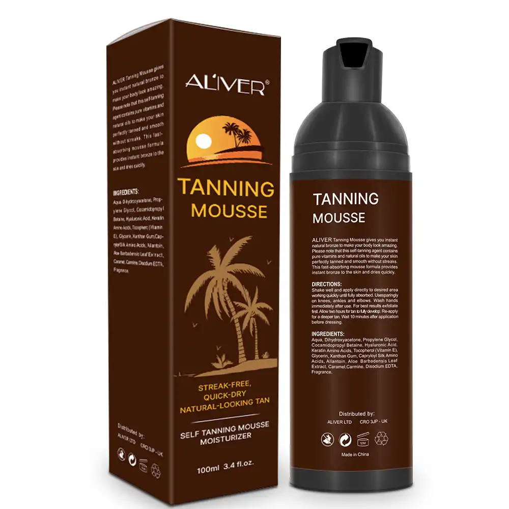 Tanning Mousse Beach Sunless Deep Tanning Body Lotion