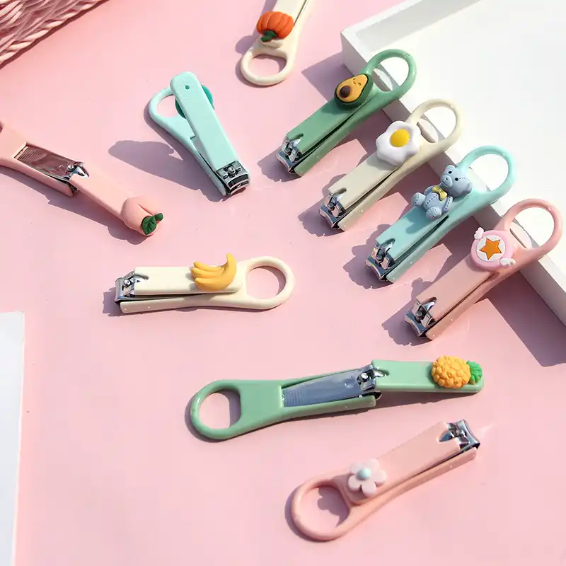 Creative cartoon nail clippers foldable portable nail clippers