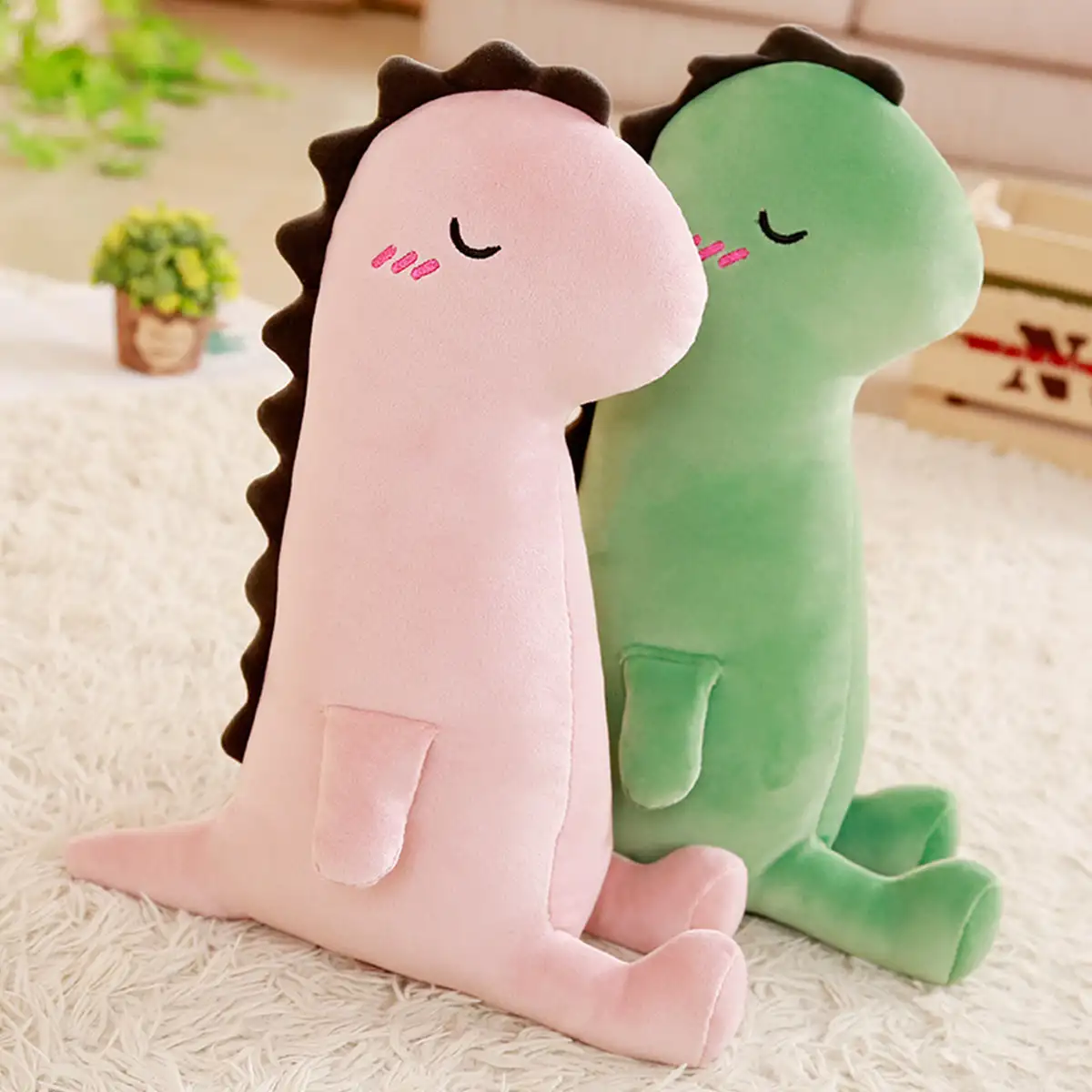 Big dinosaur plush toy