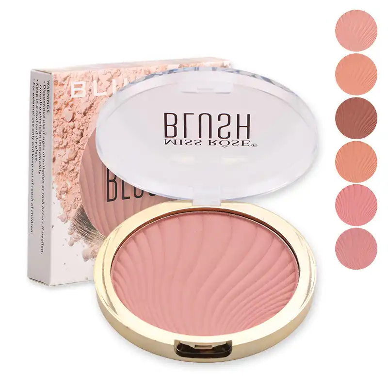 Six-color matte blush rouge blush nude makeup repair powder