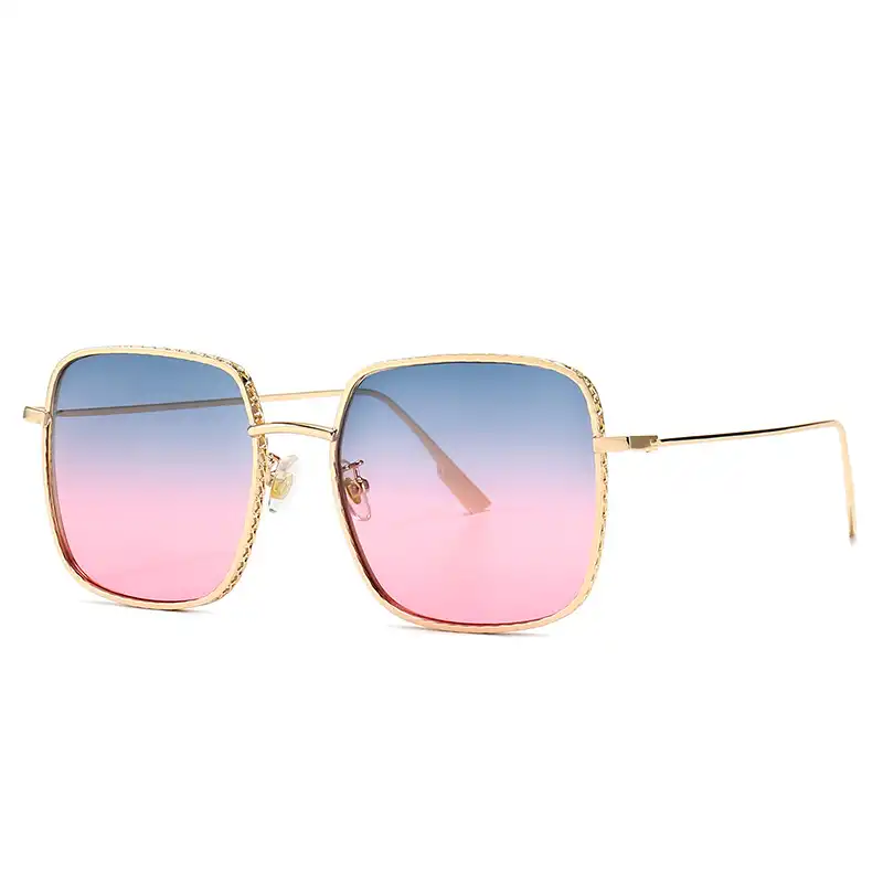 Modern retro square sunglasses INS street shot sunglasses