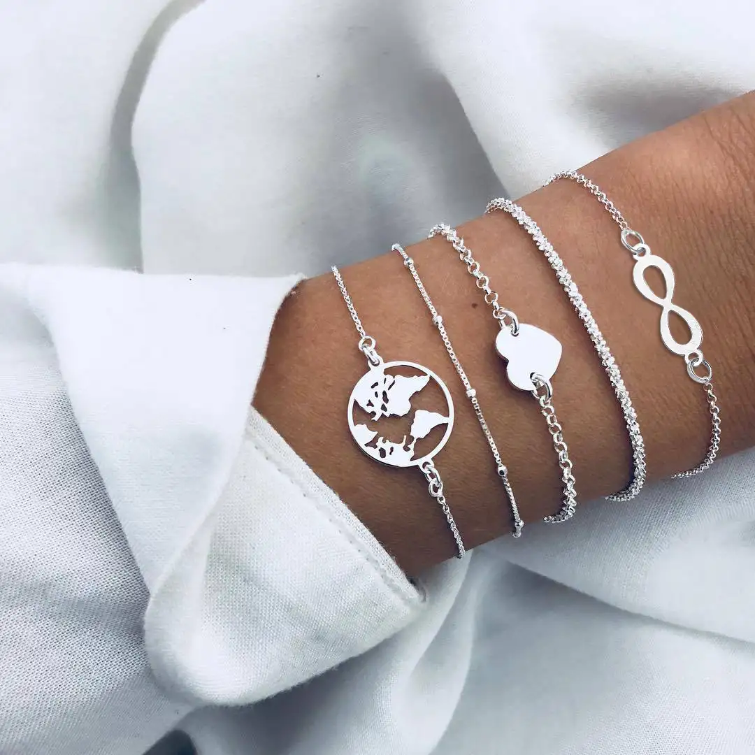 Lucky 8 Character Bracelet Set 5 Piece Set