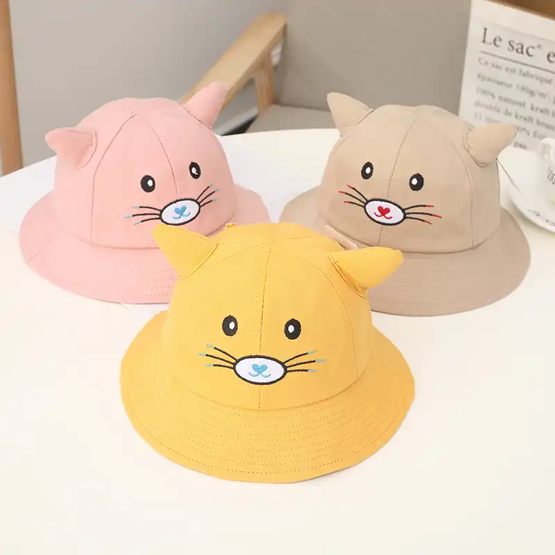 Hat cute boys and girls summer shading thin baby fisherman hat