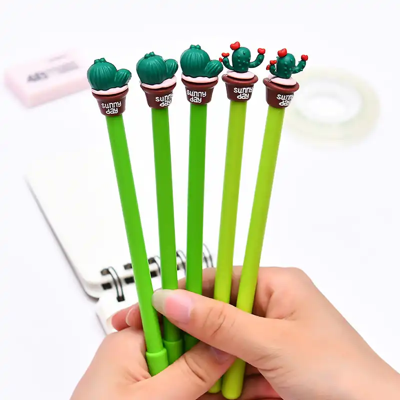 Cactus stationery potted gel pen