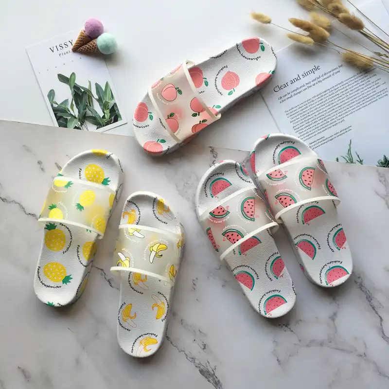 Korean Fruit Slippers Sandals Spintan Shoes Flip Flops