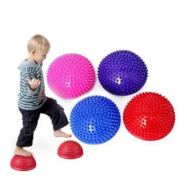 Children's training equipment semi-circular ball massage cushion balance training ball fitness yoga ball
