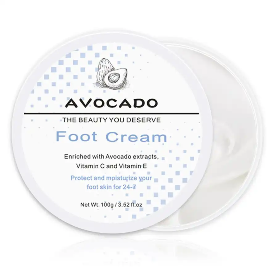 Foot Cream Exfoliating Moisturizing  Foot Care Avocado Foot Cream