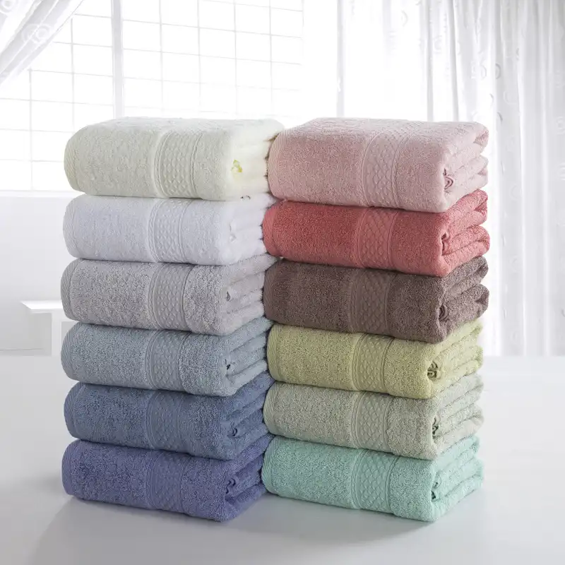 Bath towel pure cotton plain cut off towel towel square hotel supplies