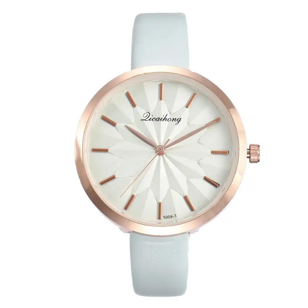 3D literally ladies quartz watch Korean version simple fashion belt watch