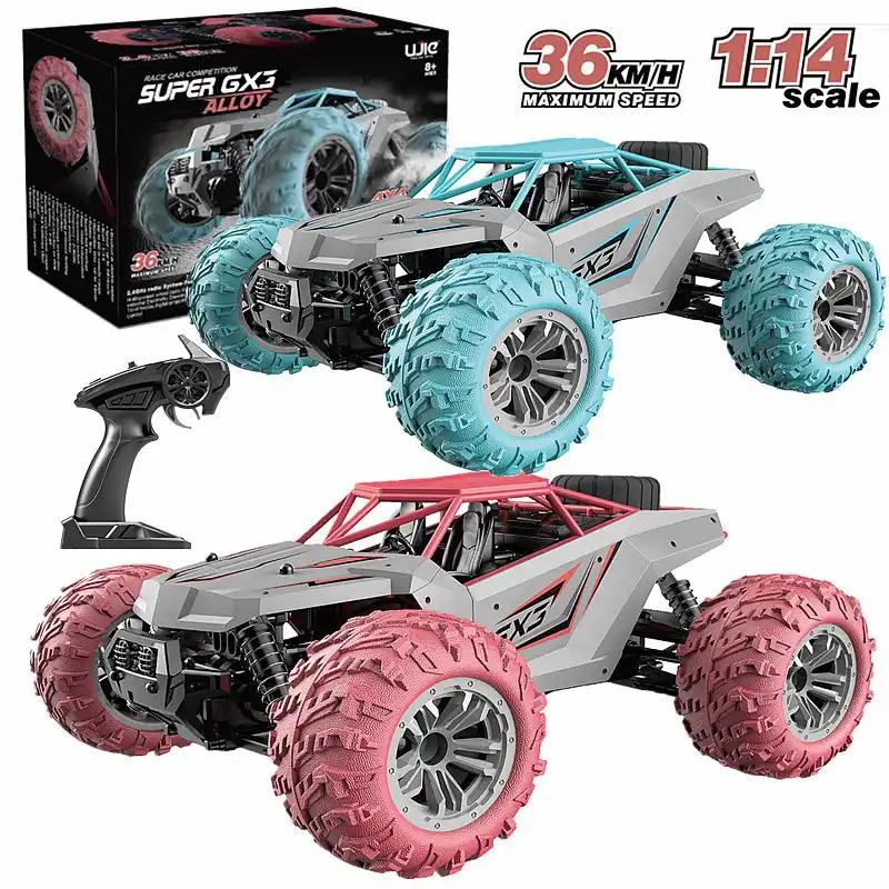 Four-wheel drive full-scale alloy remote control high-speed car 1:14 charging off-road remote control car