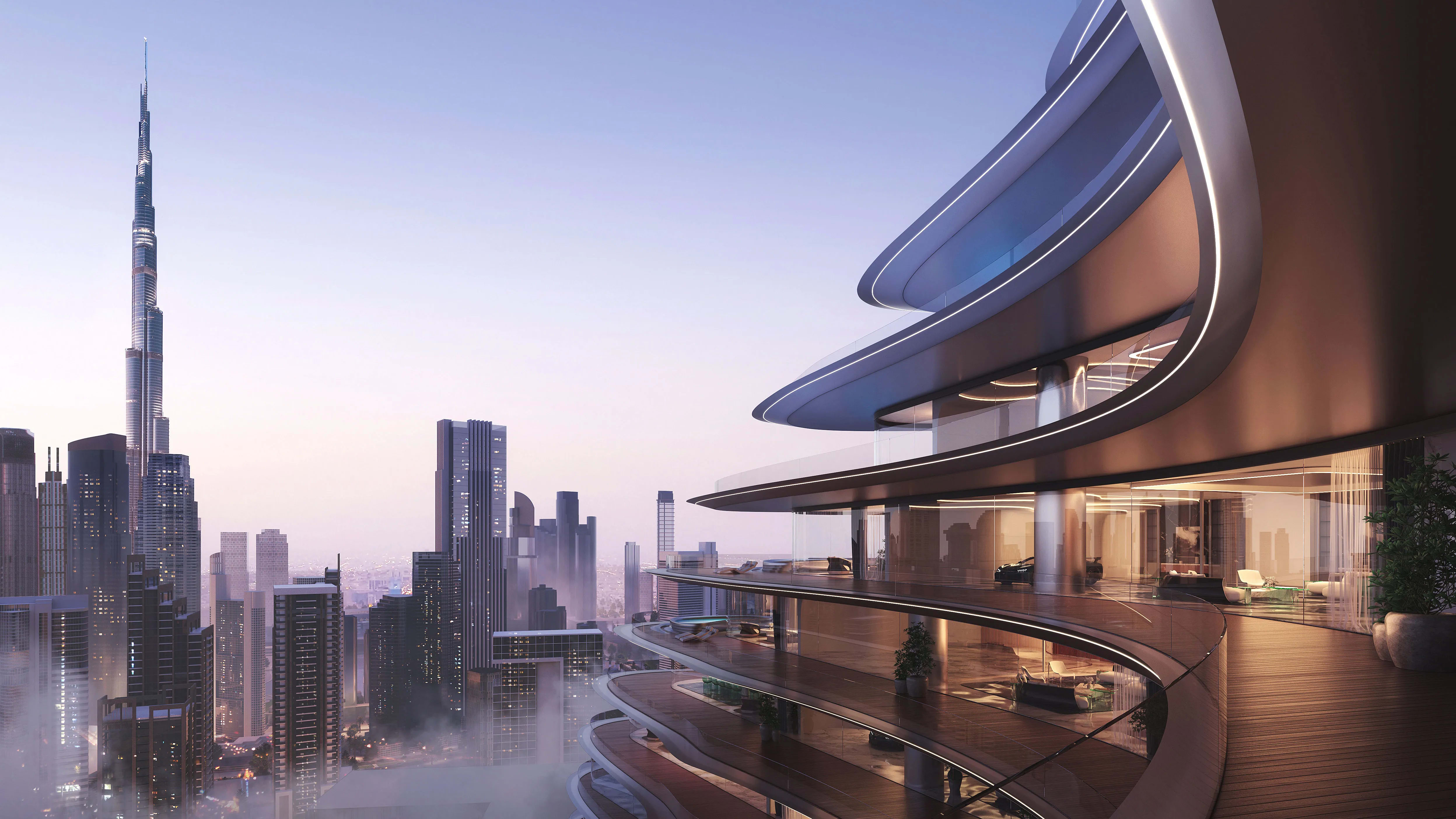 Luxury Penthouses in Dubai with 270° Skyline & Sea Views