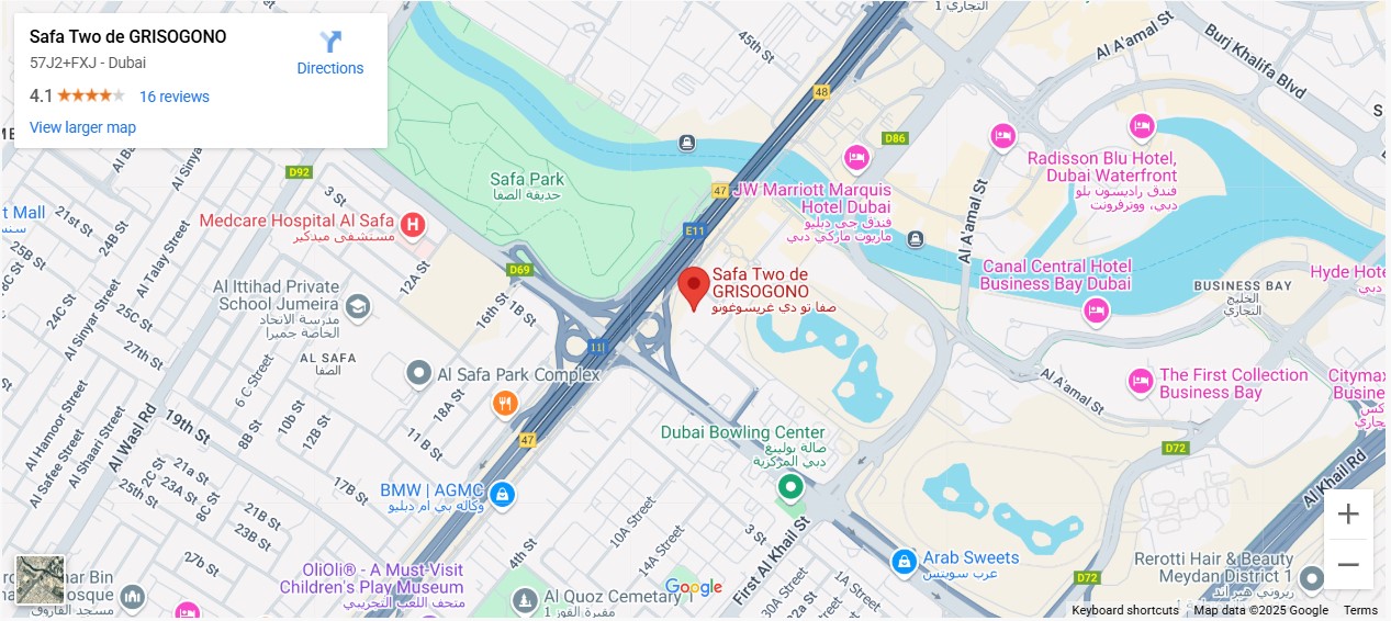 Ocean Tower Location Map