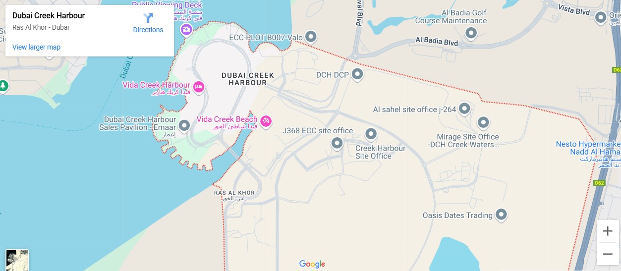 Ocean Tower Location Map