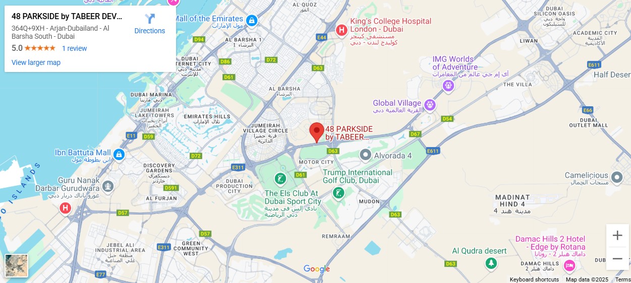 Ocean Tower Location Map