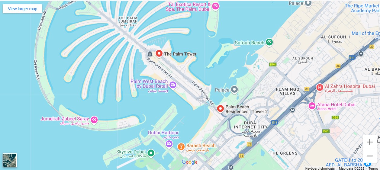 Ocean Tower Location Map