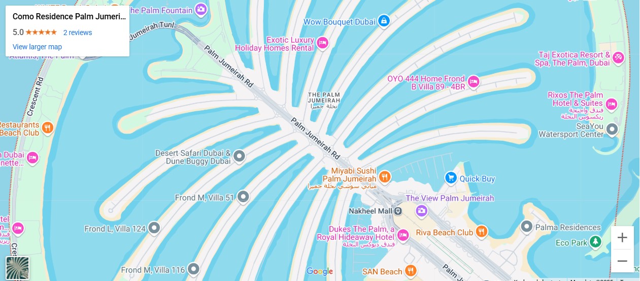 Ocean Tower Location Map
