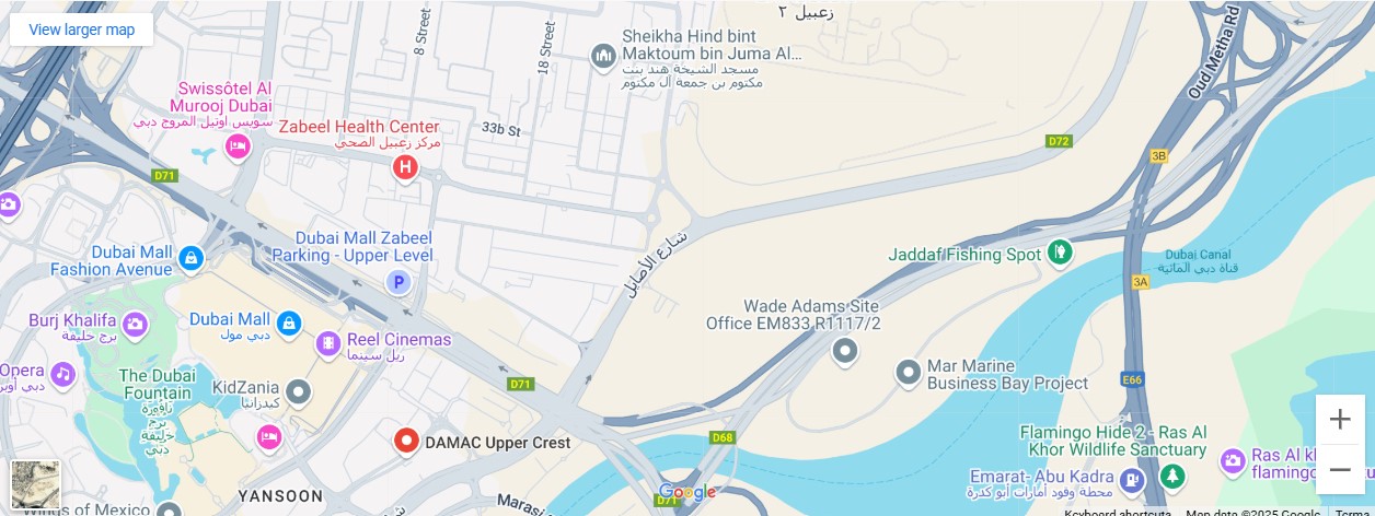 Ocean Tower Location Map