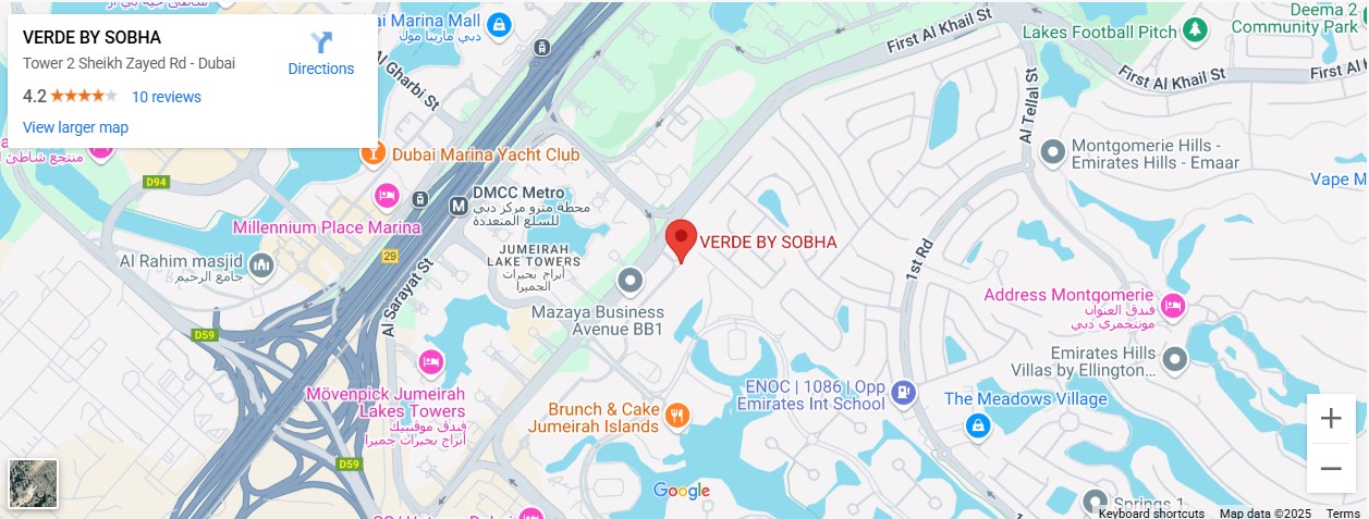 Ocean Tower Location Map
